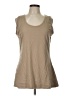 Noelle Tan Sleeveless T-Shirt Size Lg - XL - photo 1