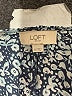 Ann Taylor LOFT Outlet 100% Polyester Blue Long Sleeve Blouse Size XS - photo 7