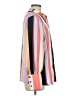 Halogen 100% Polyester Stripes Orange 3/4 Sleeve Blouse Size M - photo 4