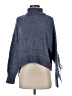 Line & Dot Blue Gray Turtleneck Sweater Size S - photo 1