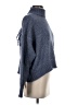 Line & Dot Blue Gray Turtleneck Sweater Size S - photo 4