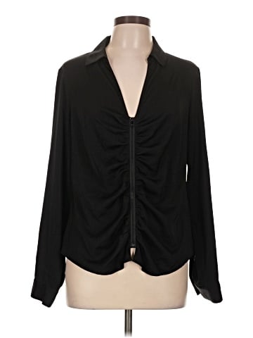 DKNY Long Sleeve Blouse (view 1)