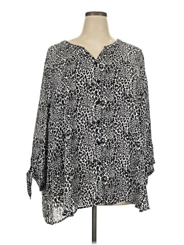 Catherines 3/4 Sleeve Blouse (view 1)