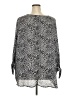 Catherines 100% Polyester Animal Print Silver 3/4 Sleeve Blouse Size 4X - photo 2
