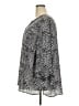 Catherines 100% Polyester Animal Print Silver 3/4 Sleeve Blouse Size 4X - photo 5