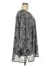 Catherines 100% Polyester Animal Print Silver 3/4 Sleeve Blouse Size 4X - photo 4