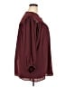 Sejour 100% Polyester Burgundy 3/4 Sleeve Blouse Size 2X - photo 4