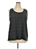 Zella Gray Sleeveless T-Shirt Size 3X - photo 1