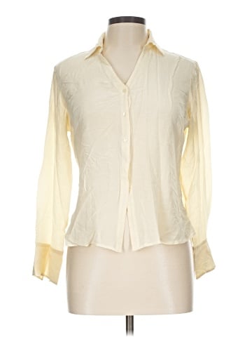 Merona Long Sleeve Silk Top (view 1)