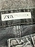 Zara Chevron-herringbone Gray Jeans Size 4 - photo 7