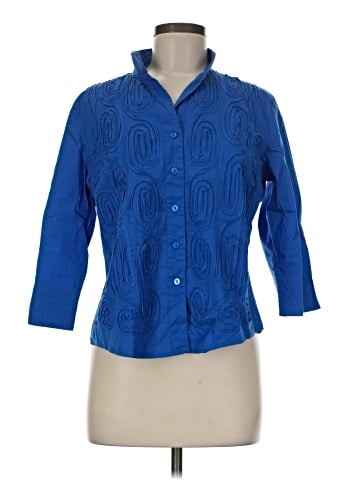 Travelsmith 3/4 Sleeve Button-Down Shirt (view 1)