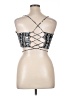 Papaya Black Silver Sleeveless Top Size L - photo 2