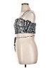 Papaya Black Silver Sleeveless Top Size L - photo 5