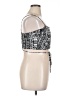 Papaya Black Silver Sleeveless Top Size L - photo 4