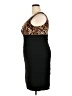Studio 1 Animal Print Brown Cocktail Dress Size 18 - photo 5