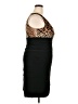 Studio 1 Animal Print Brown Cocktail Dress Size 18 - photo 4