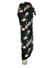 Angie Floral Green Casual Pants Size L - photo 4