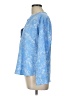 Alfani 100% Polyester Blue Long Sleeve Blouse Size L (petite) - photo 5
