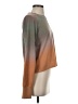 LNA Color Block Brown Pullover Sweater Size S - photo 4