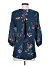 West Kei 100% Polyester Blue 3/4 Sleeve Blouse Size S - photo 2