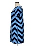 MICHAEL Michael Kors Chevron-herringbone Blue Casual Dress Size XL - photo 5