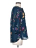West Kei 100% Polyester Blue 3/4 Sleeve Blouse Size S - photo 4