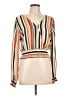 Forever 21 100% Polyester Orange Long Sleeve Blouse Size L - photo 1