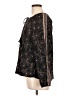 Lovestitch Floral Stripes Black Long Sleeve Blouse Size L - photo 5