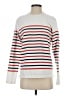 Uniqlo 100% Cotton Stripes White Pullover Sweater Size S - photo 1