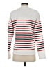 Uniqlo 100% Cotton Stripes White Pullover Sweater Size S - photo 2