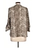 DR2 100% Polyester Gray 3/4 Sleeve Blouse Size L - photo 2