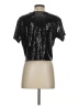 LNA Metallic Silver Short Sleeve Top Size XS - photo 2