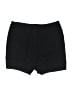Daisy Chevron-herringbone Black Shorts Size M - photo 2