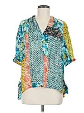 Johnny Was Short Sleeve Blouse