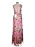 Mac Duggal 100% Polyester Floral Pink Casual Dress Size 12 - photo 2