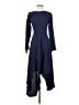 BCBGMAXAZRIA 100% Polyester Blue Casual Dress Size 0 - photo 1