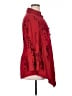 Soft Surroundings 100% Rayon Red 3/4 Sleeve Blouse Size 1X - photo 4
