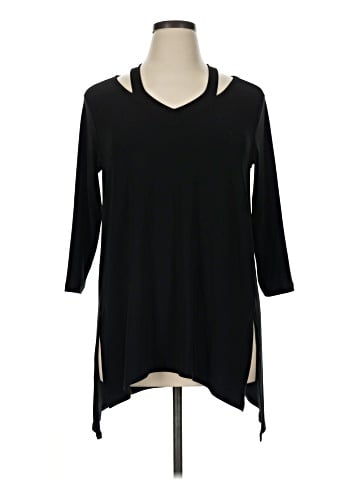 Sympli 3/4 Sleeve Top (view 1)