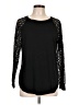 Halife Black Long Sleeve Top Size L - photo 1