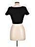 Babaton Black Short Sleeve Top Size L - photo 2