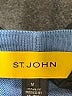 St. John Blue Wool Cardigan Size M - photo 7