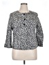 First Option Print White Blazer Size 16 - photo 1