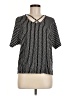 Jon & Anna 100% Polyester Black Short Sleeve Polo Size M - photo 1