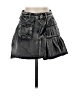 Hot Topic 100% Polyester Gray Denim Skirt Size XS - photo 1