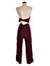 Mimi Chica 100% Rayon Polka Dots Burgundy Jumpsuit Size XS - photo 2