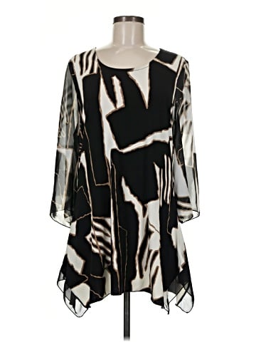 JM Collection 3/4 Sleeve Blouse (view 1)