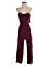 Mimi Chica 100% Rayon Polka Dots Burgundy Jumpsuit Size XS - photo 1