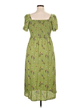hesperus green dress Hesperus Mint Green Smocked Waist Puff Sleeve Mini Dress Women's Size M