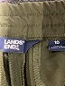 Lands' End 100% Polyester Solid Green Shorts Size 10 - photo 3