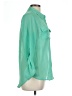 Timing 100% Polyester Green 3/4 Sleeve Blouse Size L - photo 4